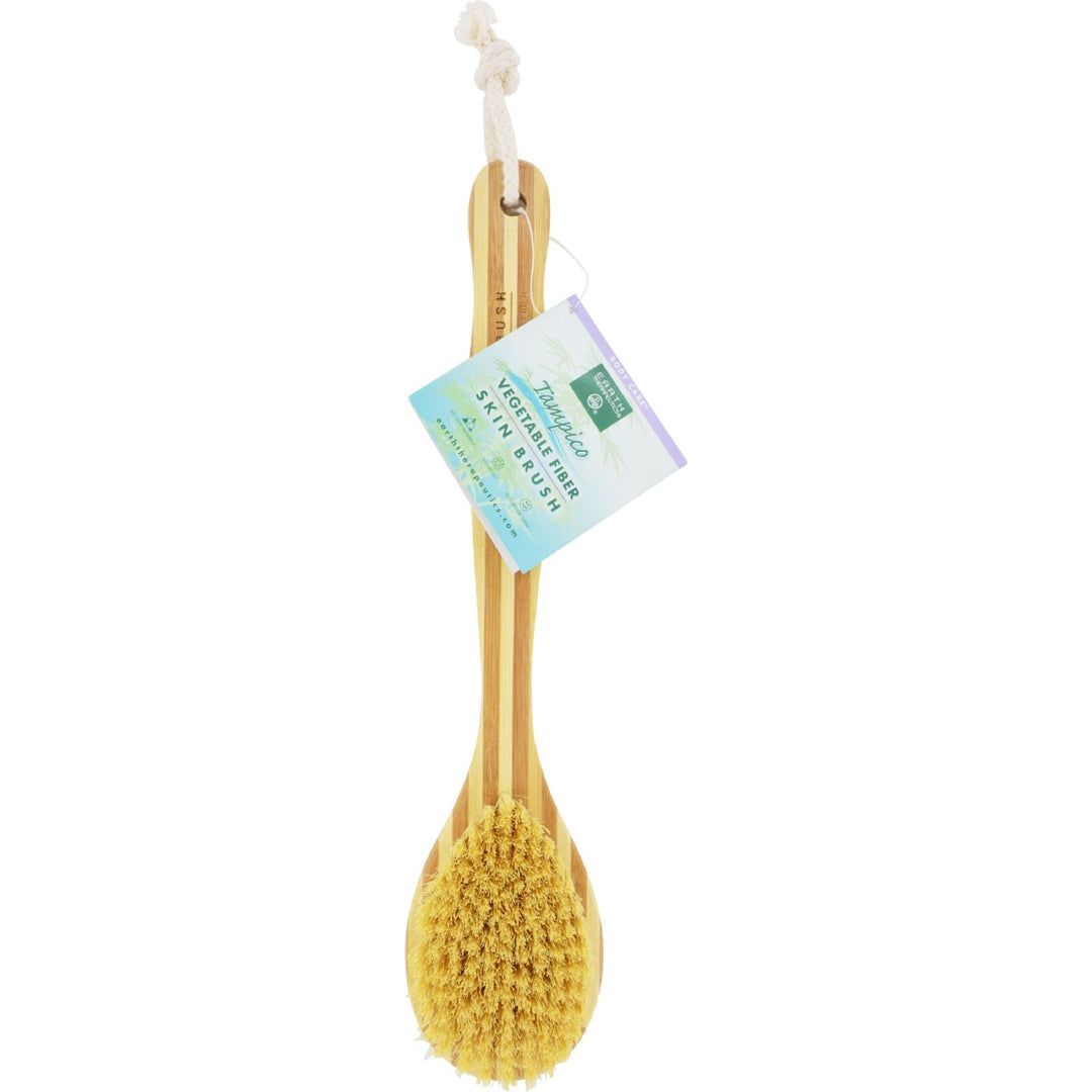 Earth Therapeutics Tampico Vegetable Fiber Skin Brush - 1 Brush - Maras Green